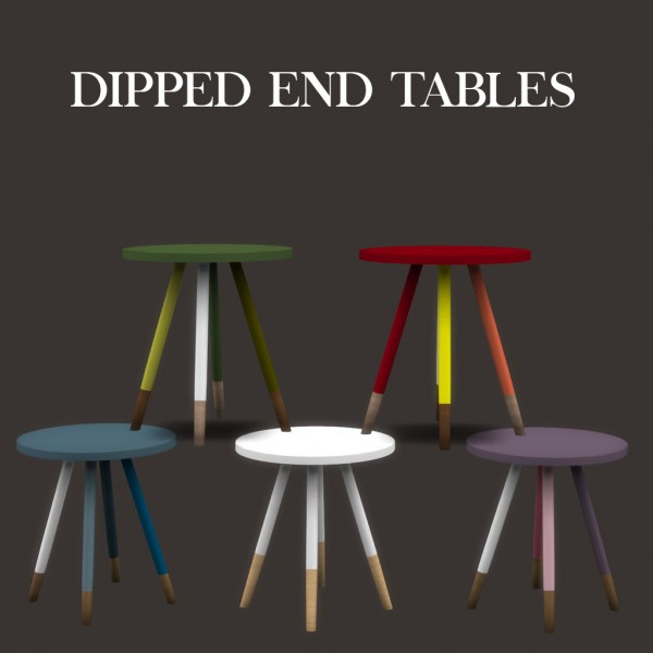  Leo 4 Sims: Dipped end table