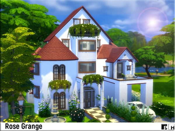  The Sims Resource: Rose Grange house by Pinkfizzzzz