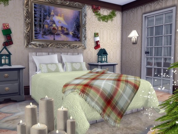  The Sims Resource: White Xmas house by MychQQQ