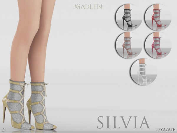  The Sims Resource: Madlen Silvia Boots by MJ95