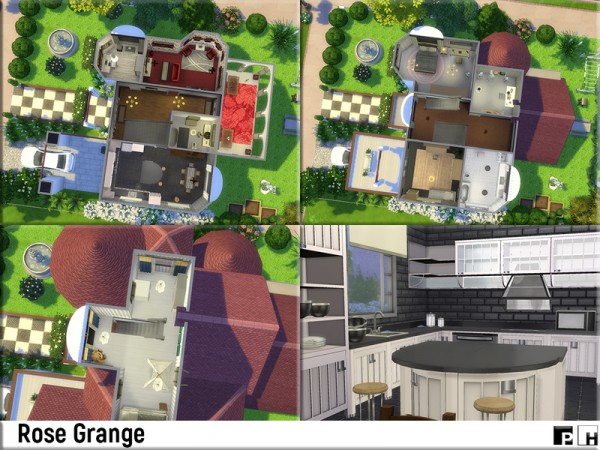  The Sims Resource: Rose Grange house by Pinkfizzzzz