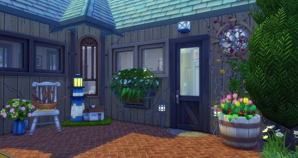  Studio Sims Creation: Sea bass house