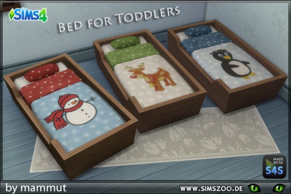  Blackys Sims 4 Zoo: Bed Box Winter 1 by mammut