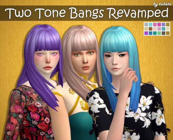  Tukete: Two Tone Bangs Revamped To One Tone hair