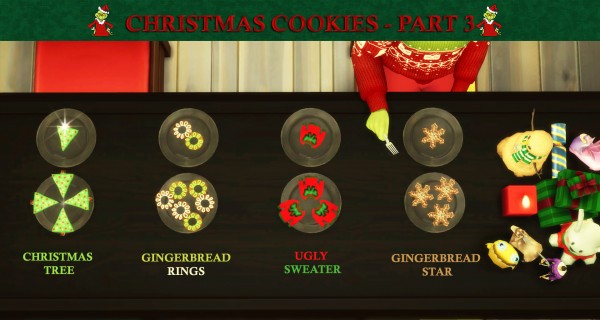  Mod The Sims: Custom Christmas Cookies   Part 3 by icemunmun