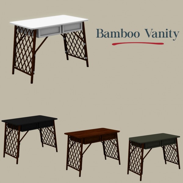  Leo 4 Sims: Baboo Vanity table