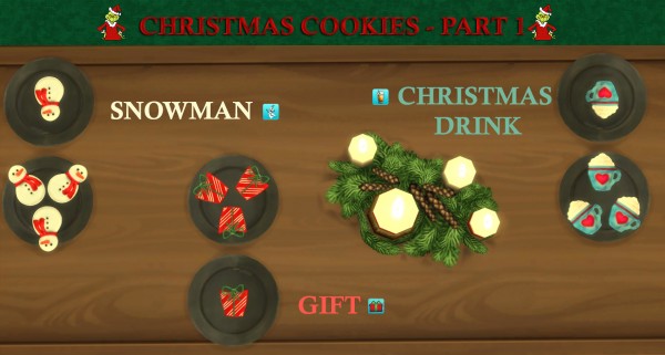  Mod The Sims: Custom Christmas Cookies   Part 1 by icemunmun