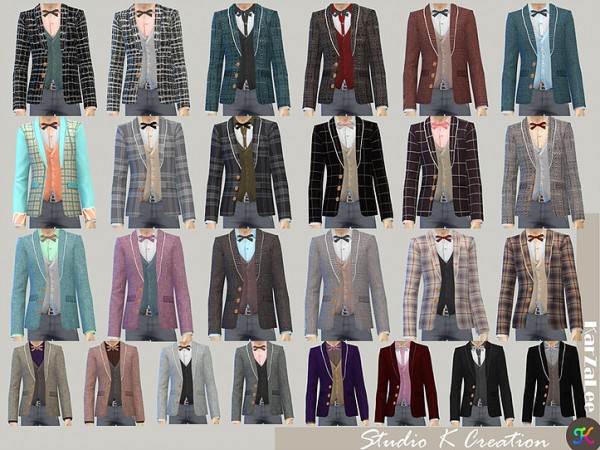  Studio K Creation: Giruto 40 Slim Suit for men