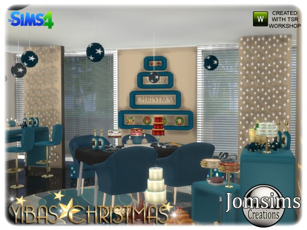  The Sims Resource: Yibas christmas diningroom by jomsims