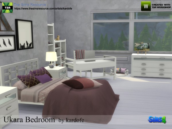  The Sims Resource: Ukara Bedroom by kardofe