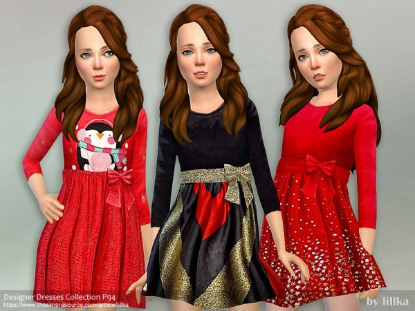  The Sims Resource: Designer Dresses Collection P94 by lillka