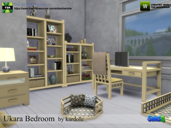  The Sims Resource: Ukara Bedroom by kardofe