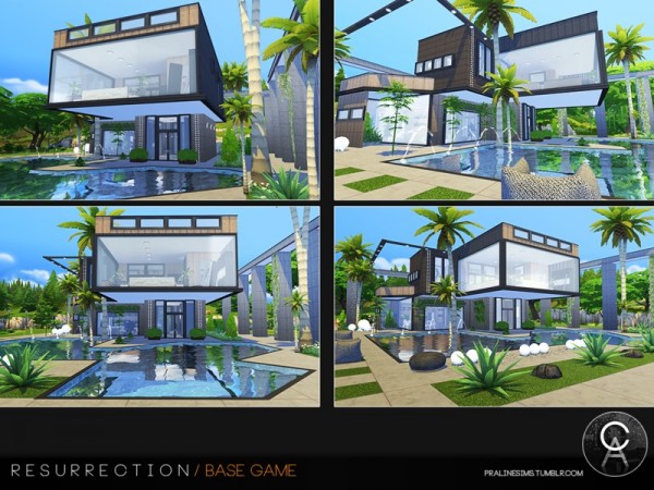  The Sims Resource: Resurrection house by Pralinesims