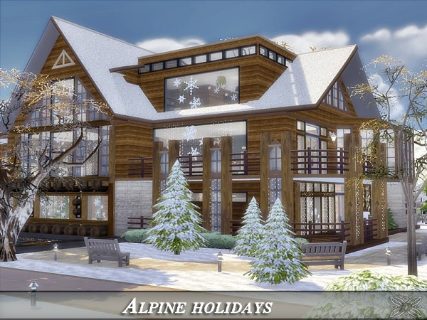  The Sims Resource: Alpine holidays house by Danuta720