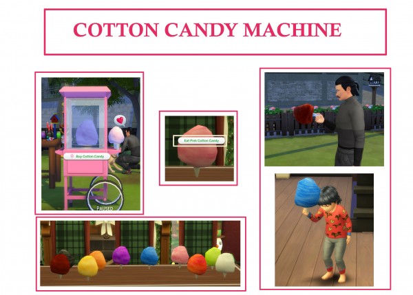  Mod The Sims: Cotton Candy Machine by icemunmun