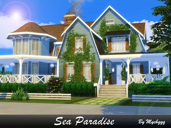  The Sims Resource: Sea Paradise house by MychQQQ