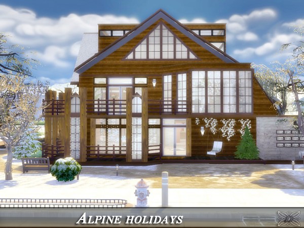  The Sims Resource: Alpine holidays house by Danuta720