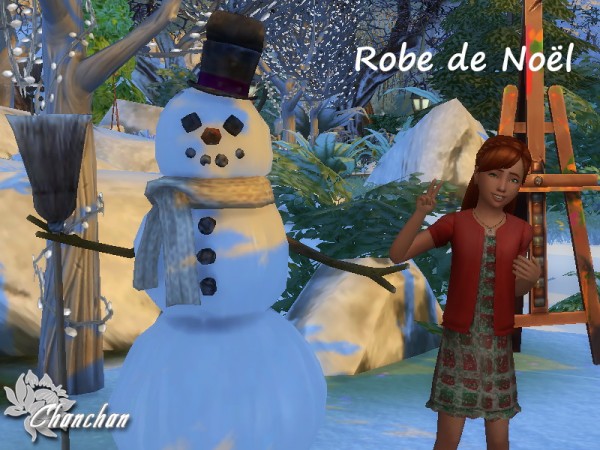  Sims Artists: Christmas dress