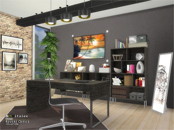  The Sims Resource: Revere Office by ArtVitalex