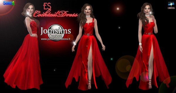  Jom Sims Creations: ES cokctail dress