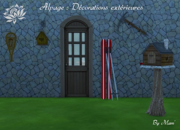  Sims Artists: Alpage outdoor decor