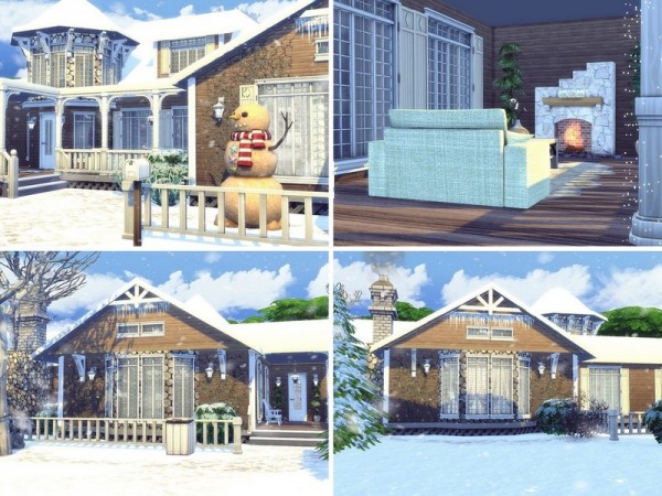  The Sims Resource: Frosty Winter house by MychQQQ