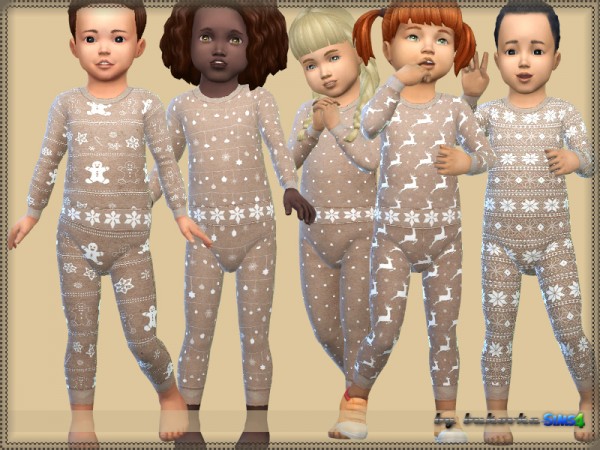  The Sims Resource: Overalls Christmas by bukovka