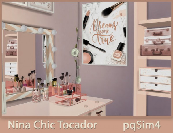  PQSims4: Nina chic dressing table