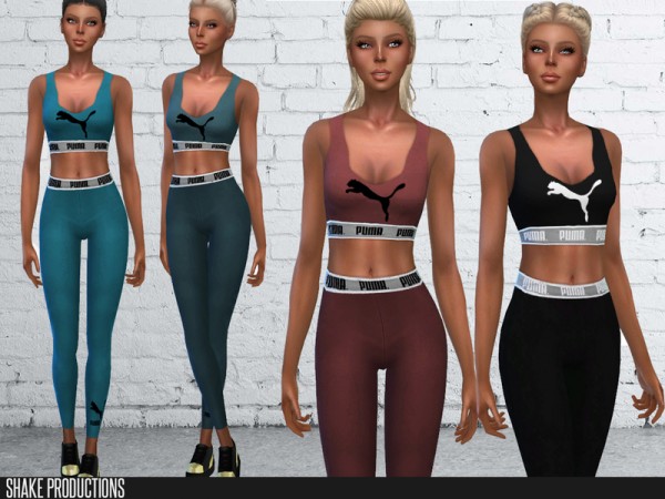  The Sims Resource: 90 Sportswear Set by ShakeProductions