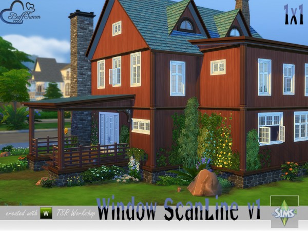  The Sims Resource: WindowSet ScanLine windows by BuffSumm