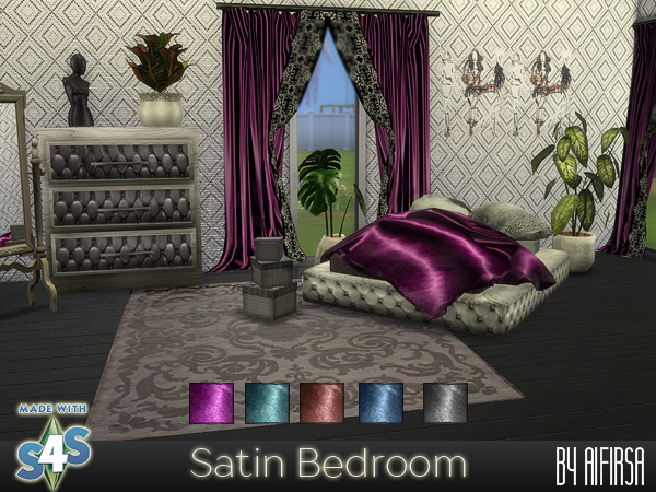  Aifirsa Sims: Satin Bedroom
