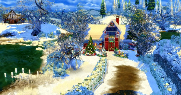  Studio Sims Creation: Neige house