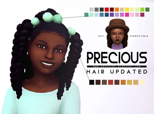  Onyx Sims: Precious hair
