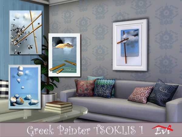  The Sims Resource: The Greek painter Tsoklis K 1 by evi