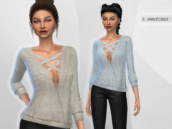  The Sims Resource: Wool Sweater by Puresim