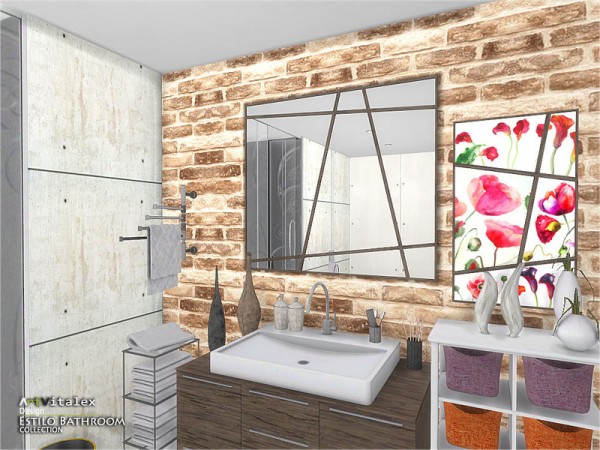  The Sims Resource: Estilo Bathroom by ArtVitalex