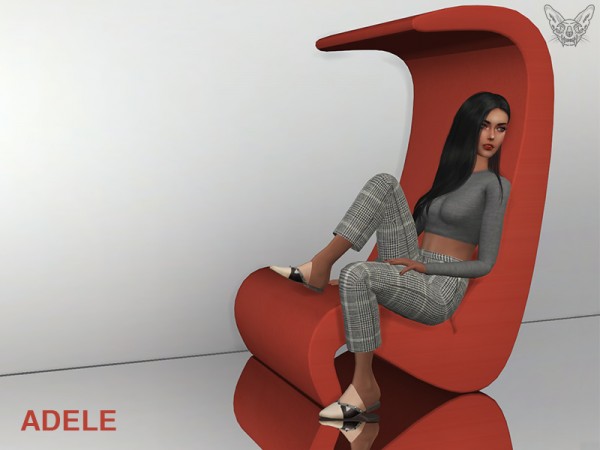  The Sims Resource: Adele Studded Slippers by feyona