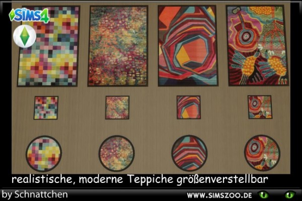   Blackys Sims 4 Zoo: Carpet 1 by Schnattchen