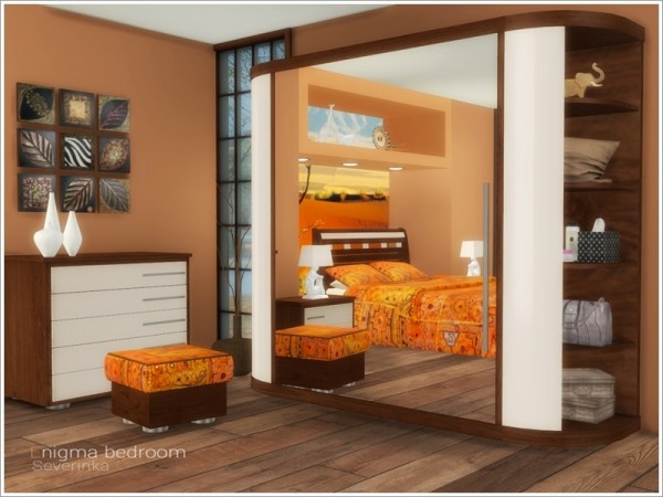  The Sims Resource: Enigma bedroom by Severinka