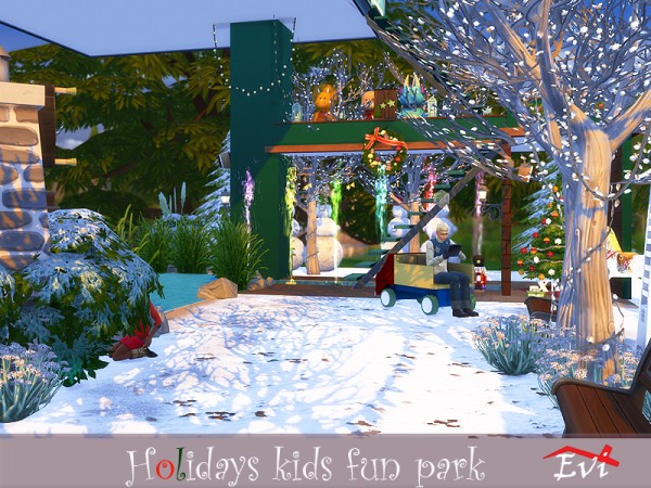  The Sims Resource: Holidays kids fun park by evi