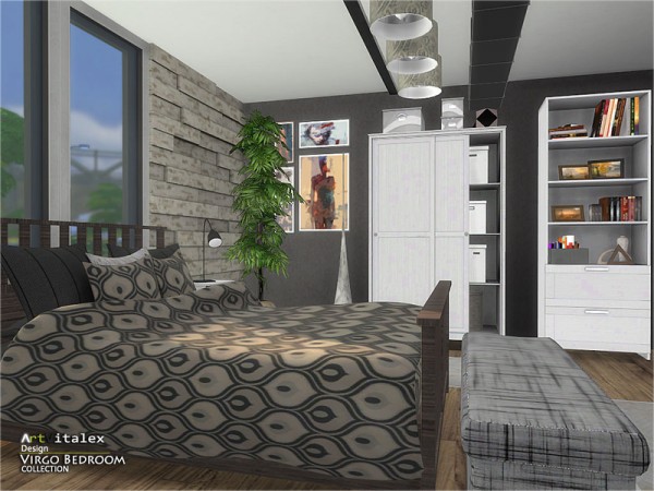  The Sims Resource: Virgo Bedroom by ArtVitalex