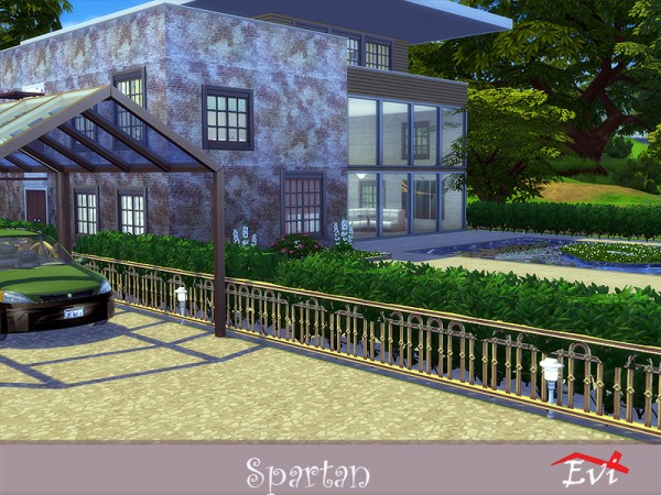  The Sims Resource: Spartan house by evi