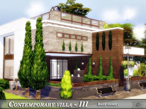  The Sims Resource: Contemporary villa   IV by Danuta720