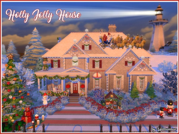  Akisima Sims Blog: Holly Jolly House