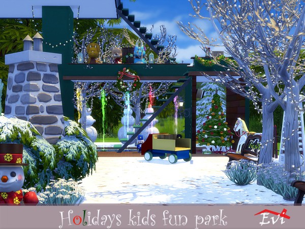 The Sims Resource: Holidays kids fun park by evi