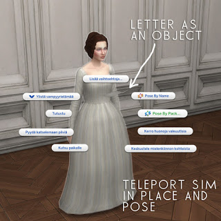  History Lovers Sims Blog: Readin letter pose set