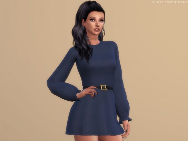  The Sims Resource: Into It Dress by Christopher067