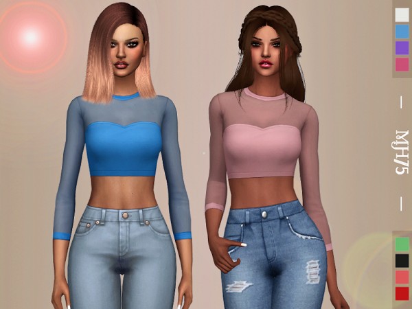  The Sims Resource: Aileen Top by Margeh 75