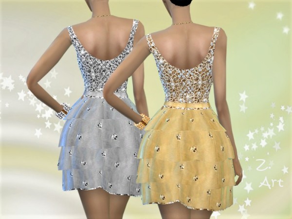  The Sims Resource: PartyZ. 04 dress by Zuckerschnute20