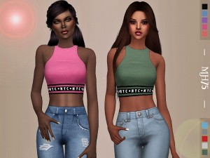 The Sims Resource: Printed Sweatshirt for Girls P19 by lillka • Sims 4 ...